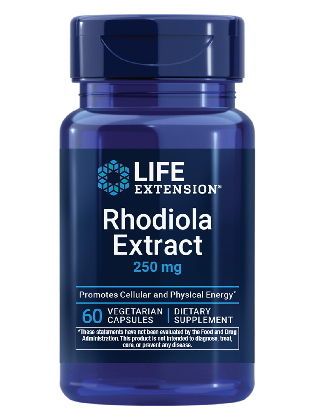 Life Extension Rhodiola Extract, 250 mg, 60 Count
