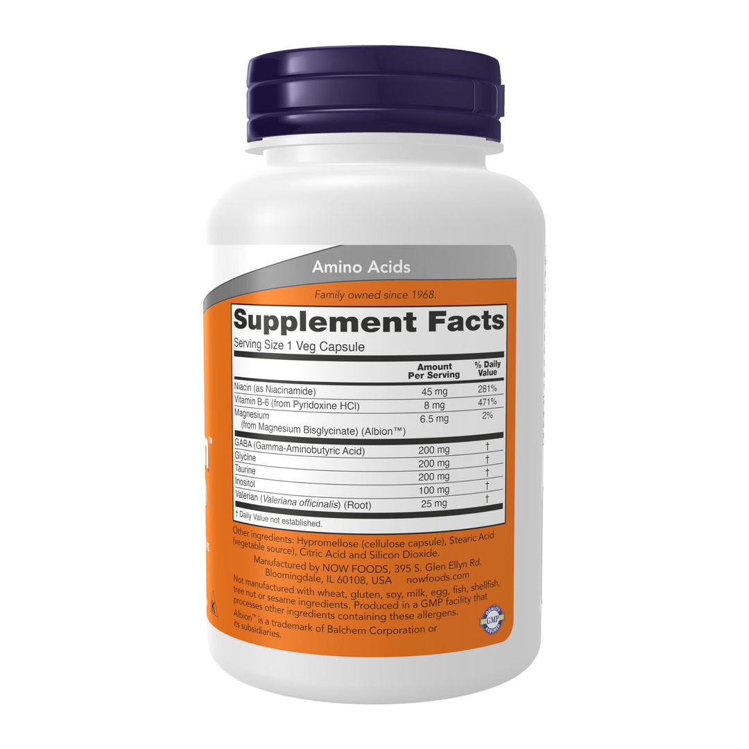 NOW True Calm Amino Relaxer, 90 Count