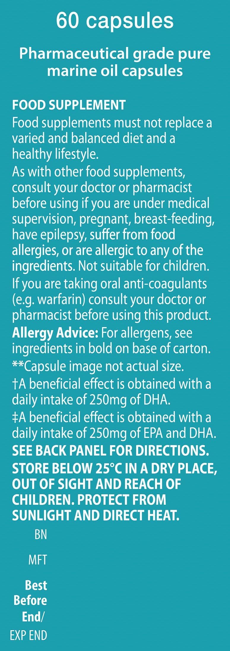 Vitabiotics Ultra Omega 3, 60 Count