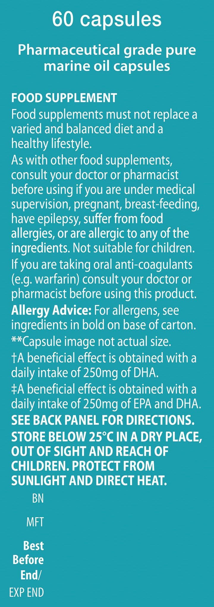 Vitabiotics Ultra Omega 3, 60 Count