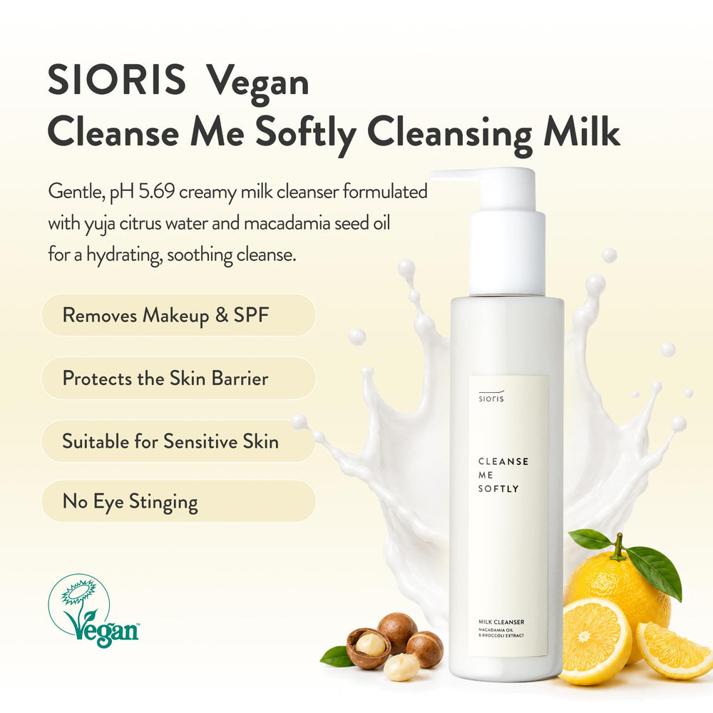 SIORIS Cleanse Me Softly Milk Cleanser, 200 ml