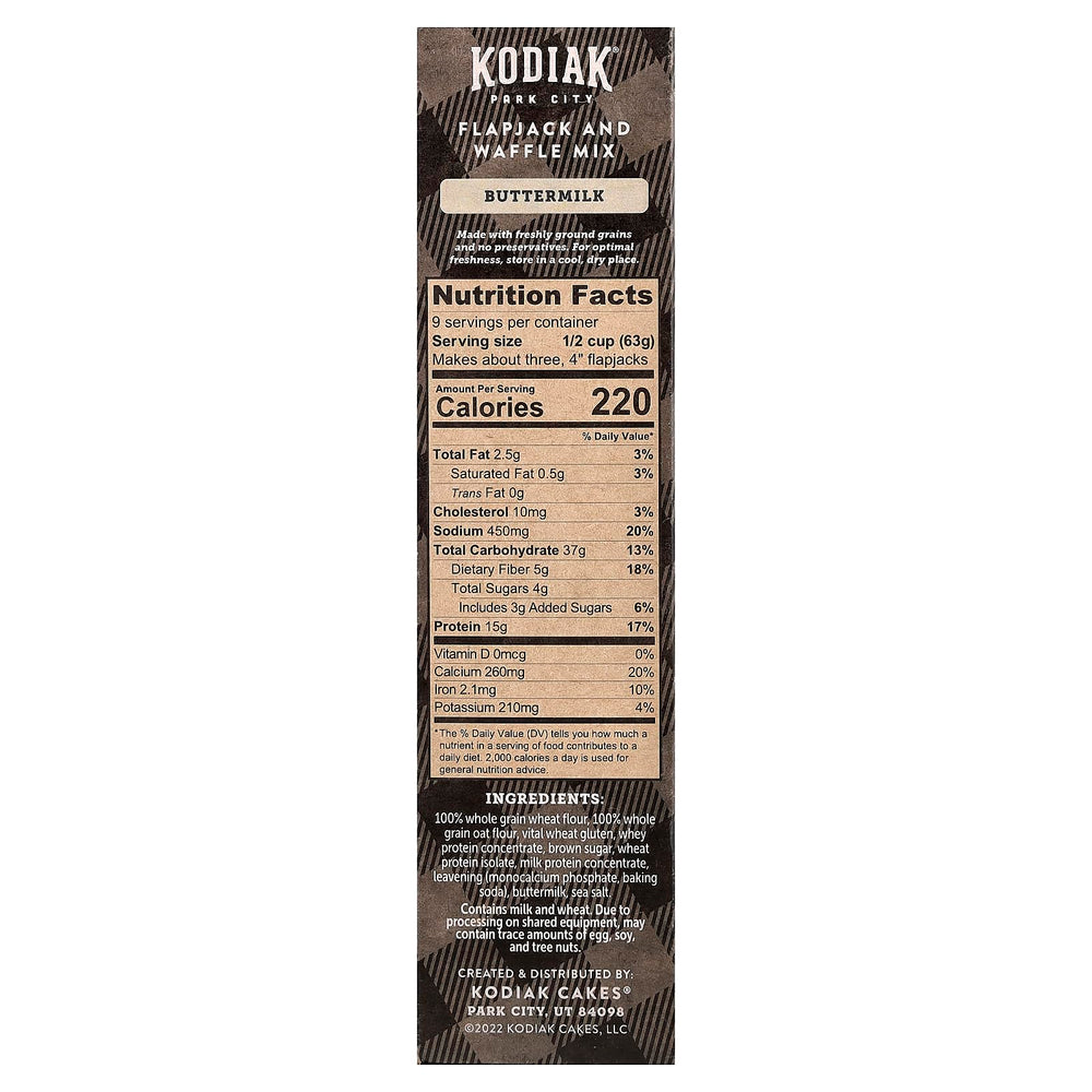 Kodiak Cakes Power Cakes Flapjack And Waffle Mix, 20 oz