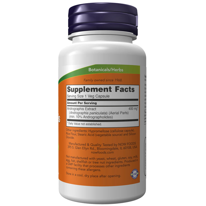 NOW Andrographis Extract 400 mg, 90 Count