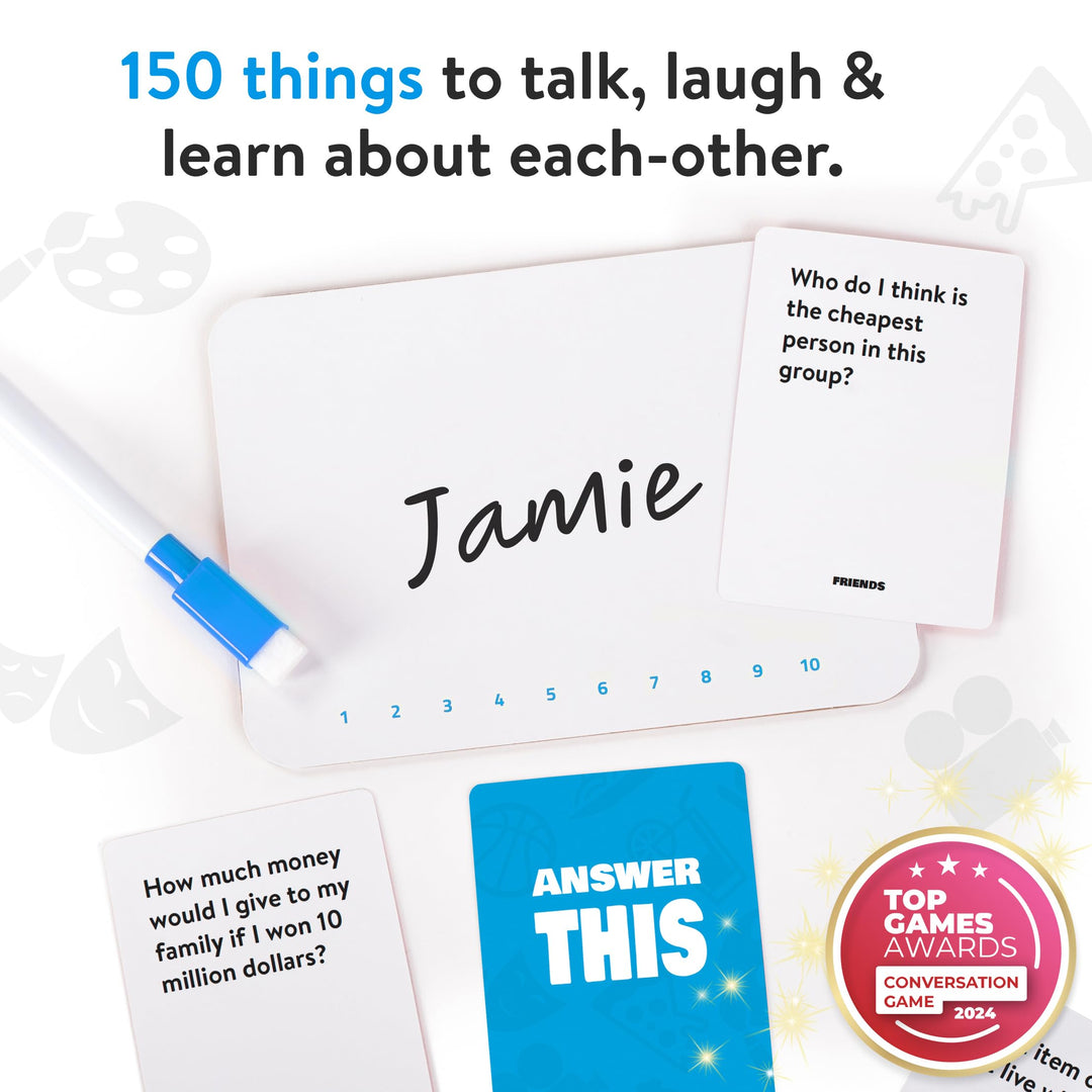 The World Game Answer This Friends Card Game