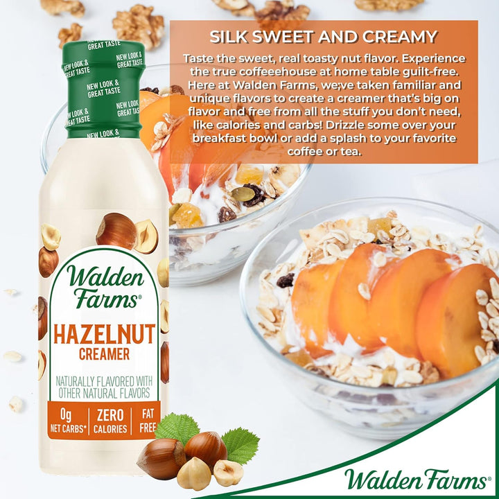 Walden Farms Coffee Creamer, Hazelnut, 12 oz