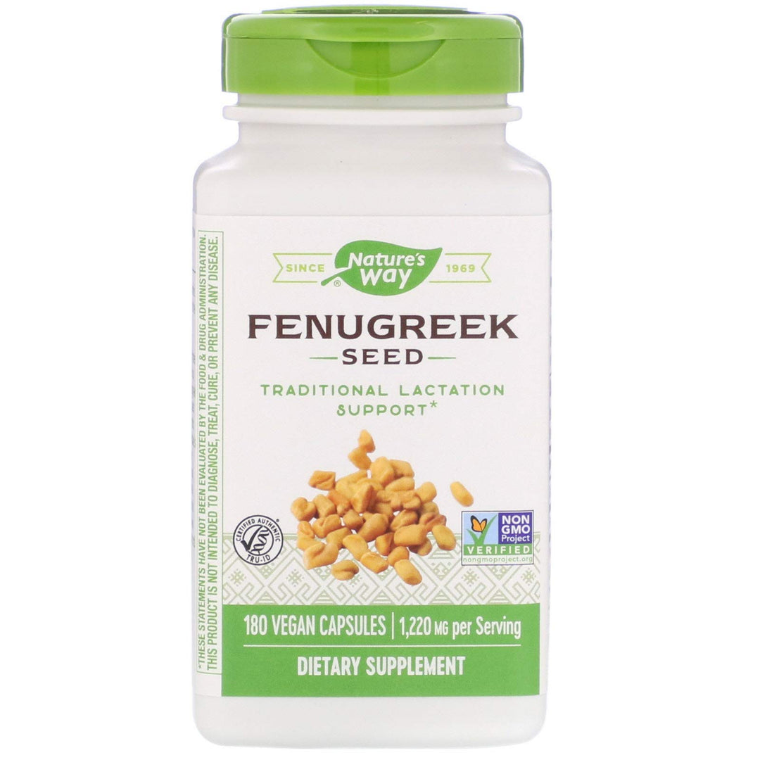 Nature's Way Fenugreek Seed, 610 mg, 180 Count