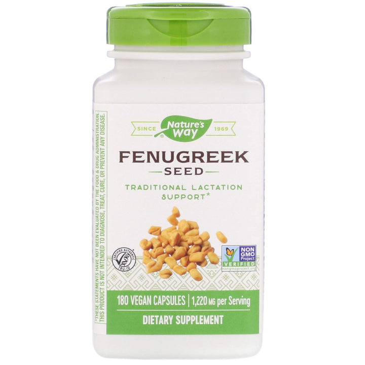 Nature's Way Fenugreek Seed, 610 mg, 180 Count