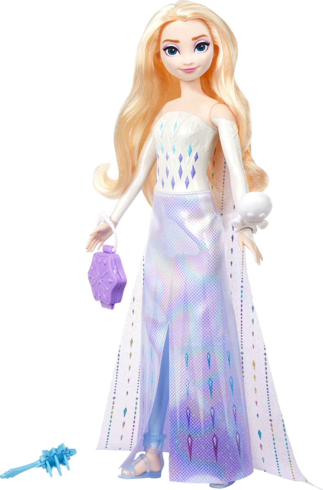 Mattel Disney Frozen Elsa Doll Set, Spin and Reveal, 11 Count
