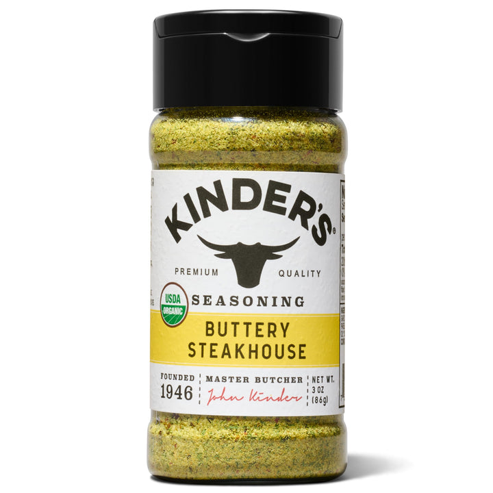 KINDER'S Organic Buttery Steakhouse Rub, 3 oz
