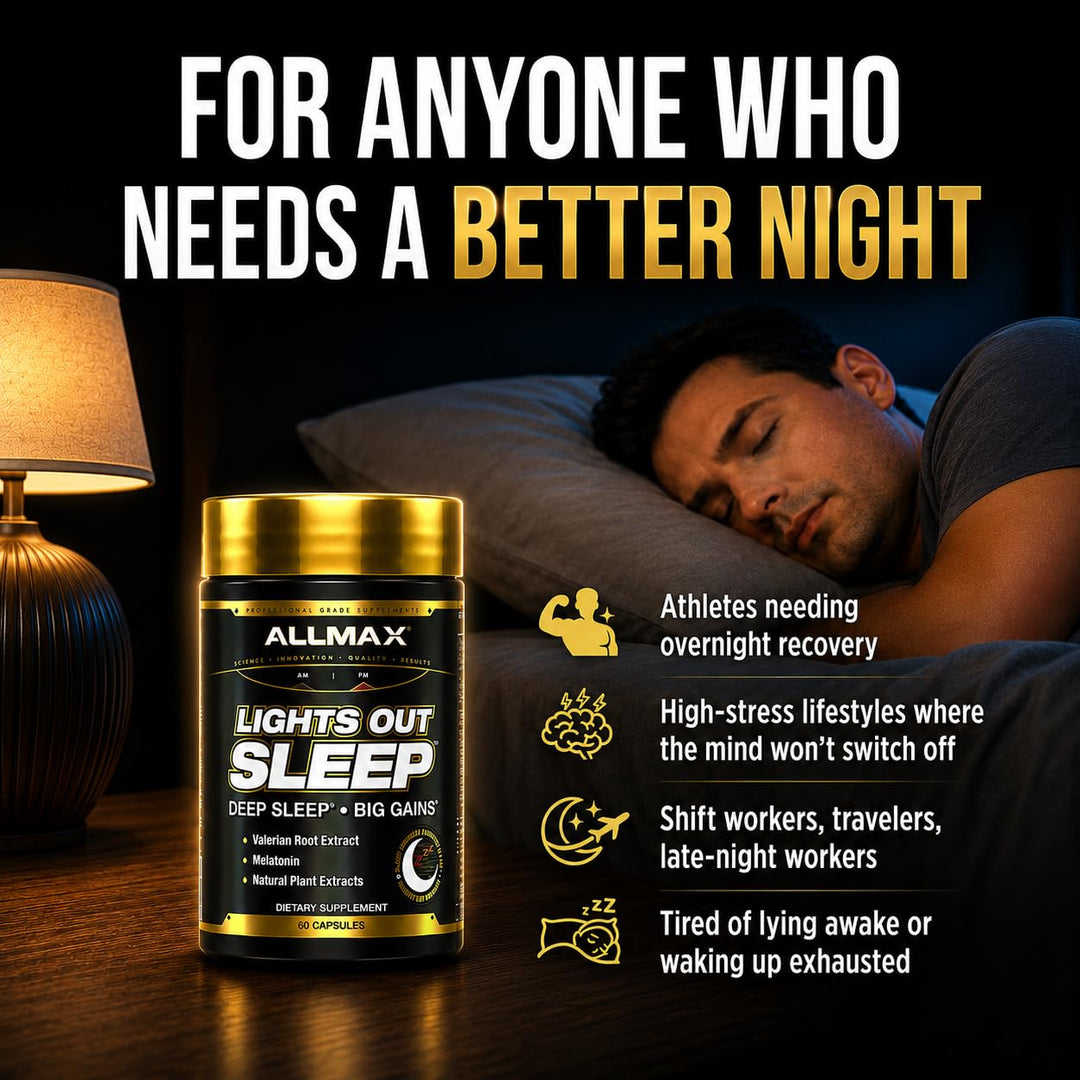 ALLMAX Lights Out Sleep, 60 Count