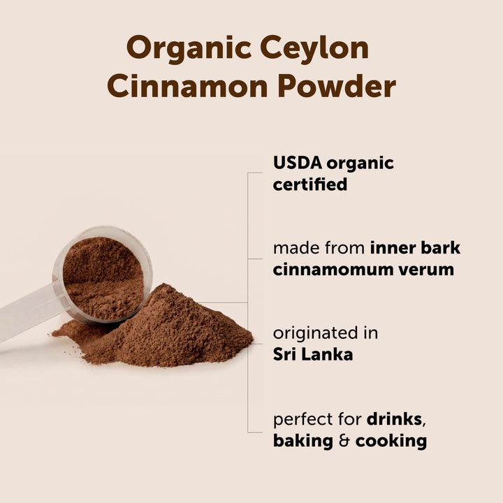 Micro Ingredients Organic Ceylon Cinnamon Powder, 2 lb