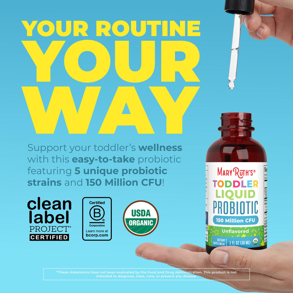 MaryRuth Organics Cocomelon Toddler Probiotic Liquid Drops, 1 fl oz