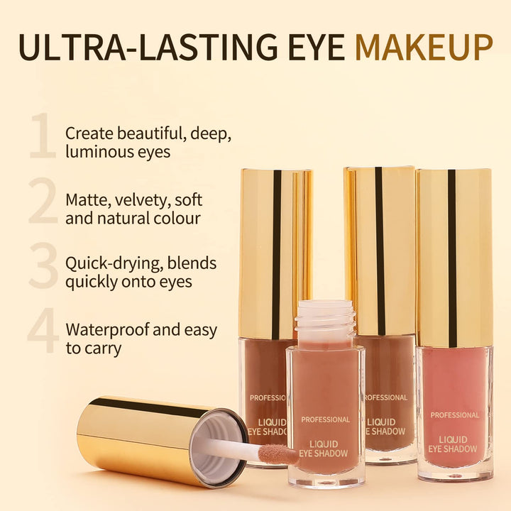 Boobeen Liquid Matte Eyeshadow, Neutral Nude