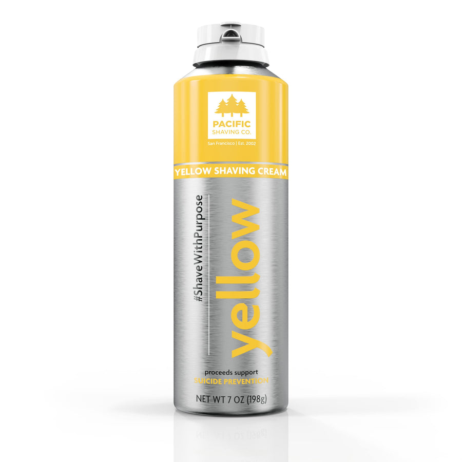 Pacific Shaving Company Yellow Shaving Cream, 7 oz