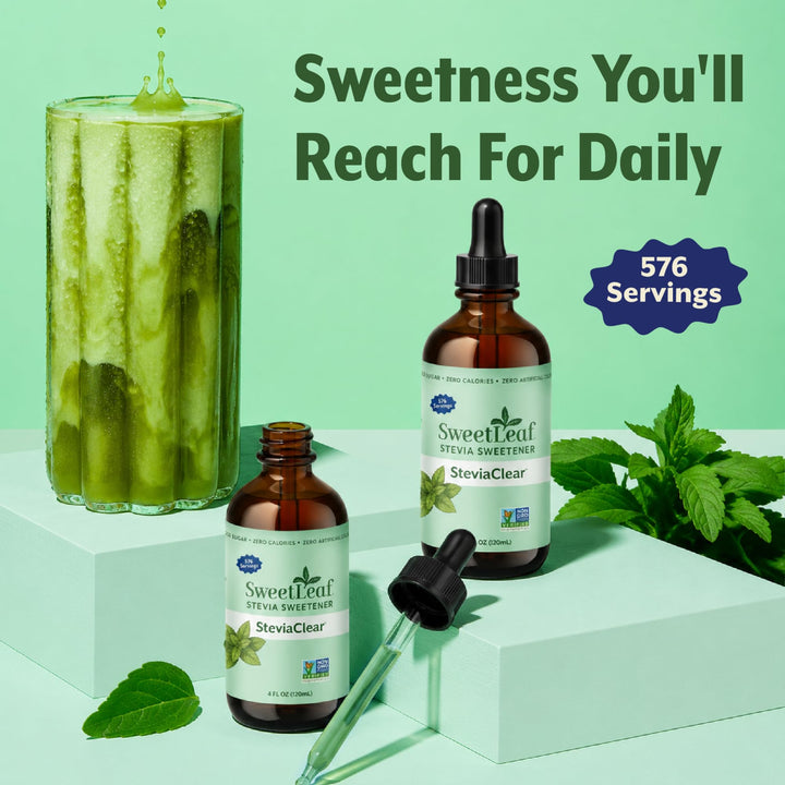SweetLeaf SteviaClear Liquid Sweetener, 4 fl oz