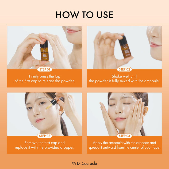 Dr.Ceuracle Vitamin C Powder 10% Ampoule, Pure VC Mellight Essence