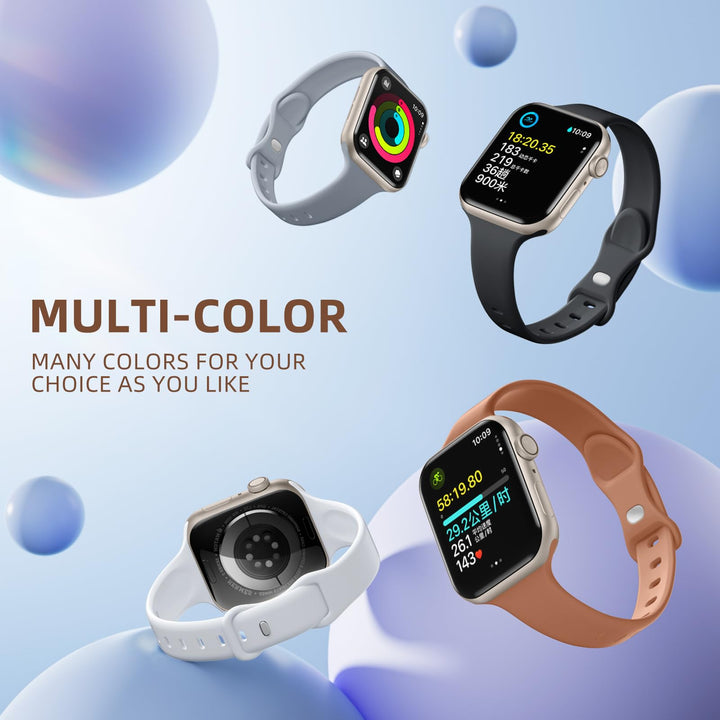 WJK Black Compatible Apple Watch Band, 38mm