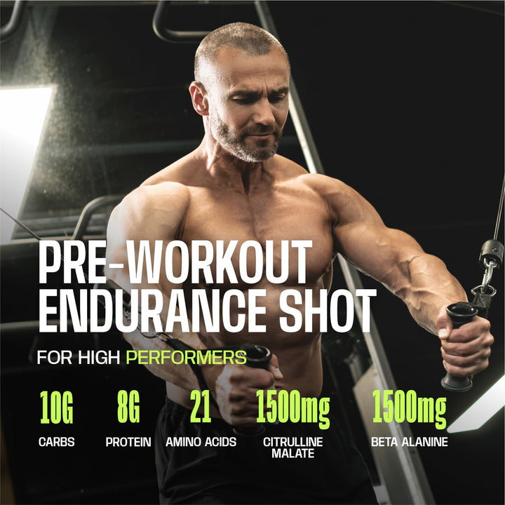 Frog Fuel Ultra Energy Gel & Pre Workout Shot, Caffeine Free, Berry, 24 Count