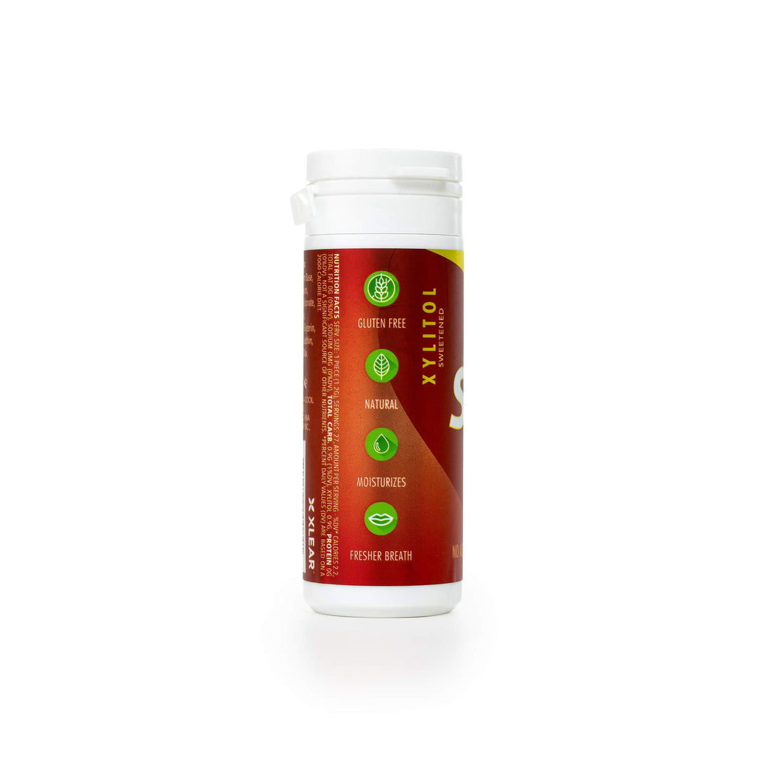Xlear Spry Chewing Gum, Cinnamon, 30 Count