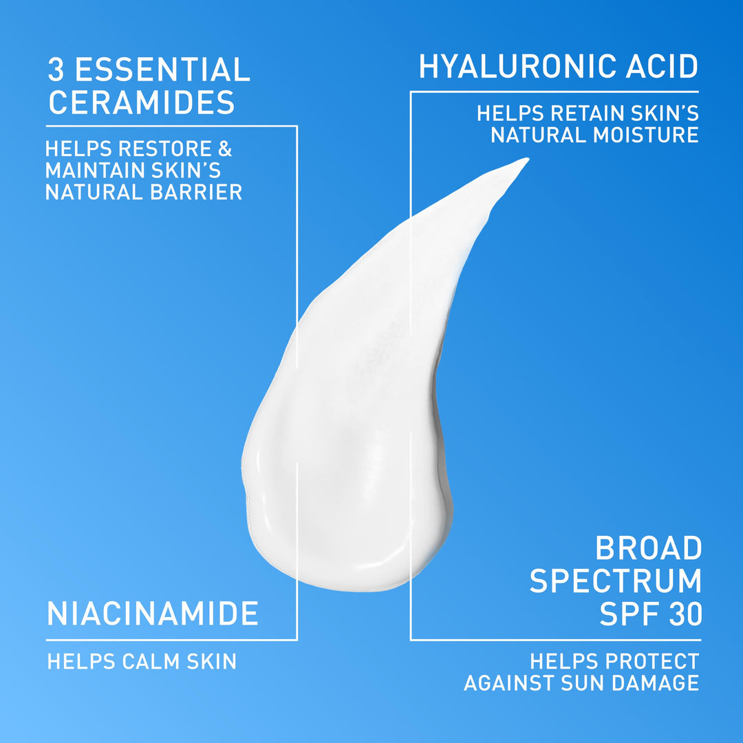 CeraVe Facial Moisturizing Lotion AM, SPF 30, 3 oz
