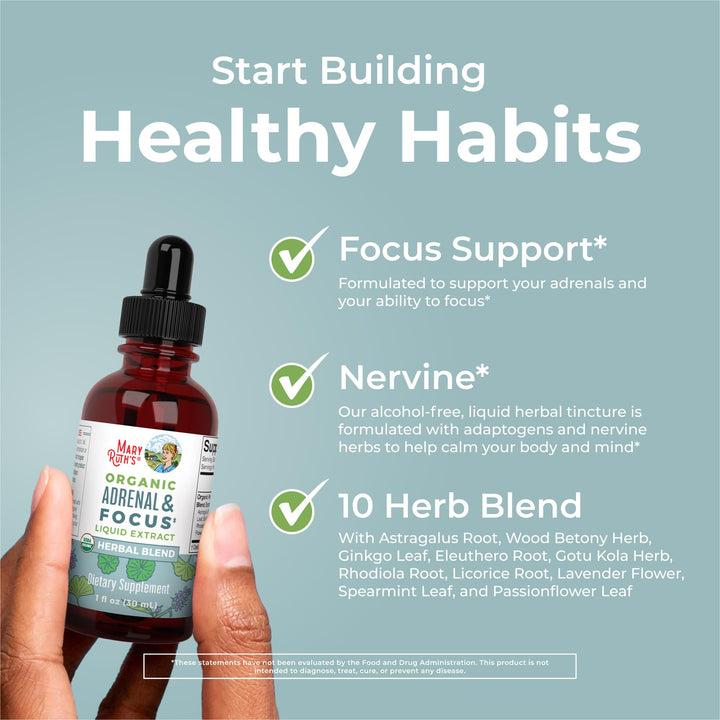 MARYRUTH'S Nootropic Focus Supplement, 30 Servings