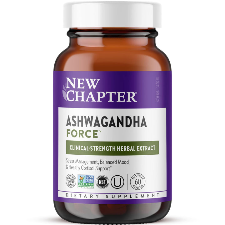 New Chapter Organic Ashwagandha Supplement, 60 Count