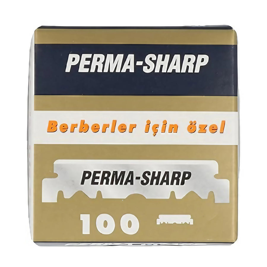 Permasharp Straight Edge Razor Blades, 100 Count