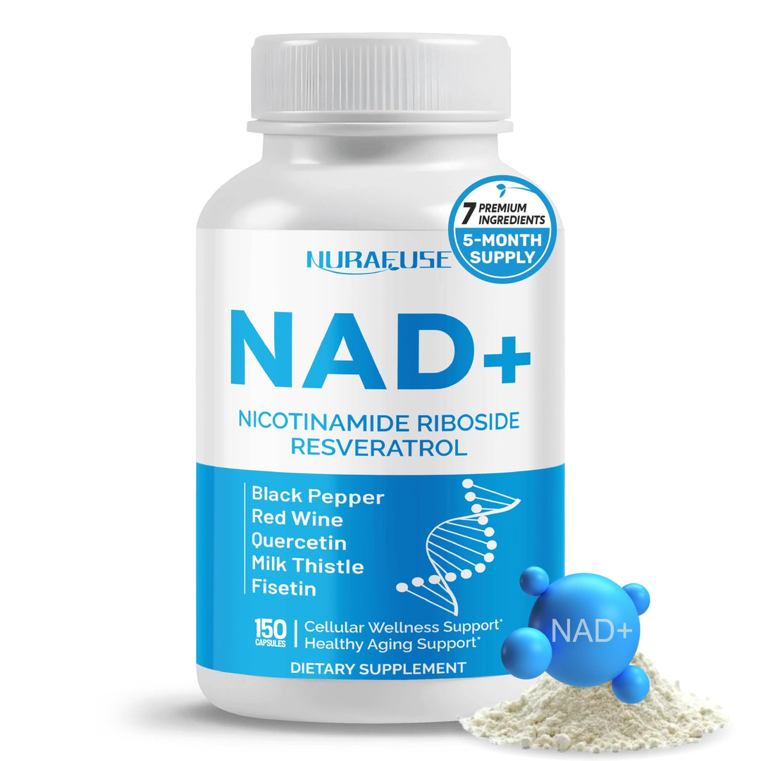 NURAFUSE Liposomal NAD+ Trans-Resveratrol Supplement