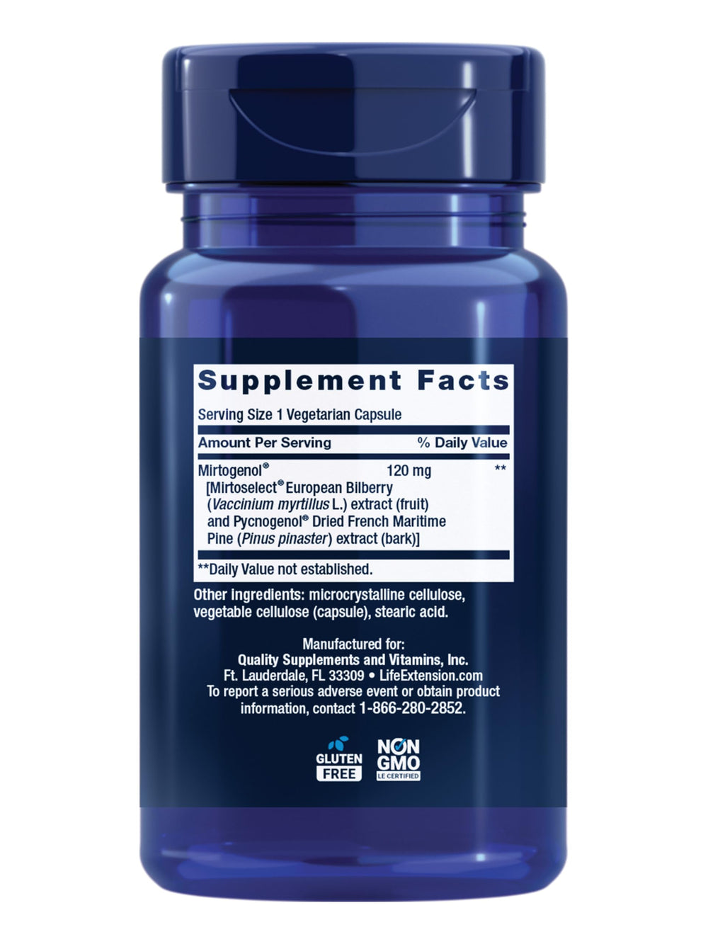 Life Extension Eye Pressure Support, 120 mg, 30 Count
