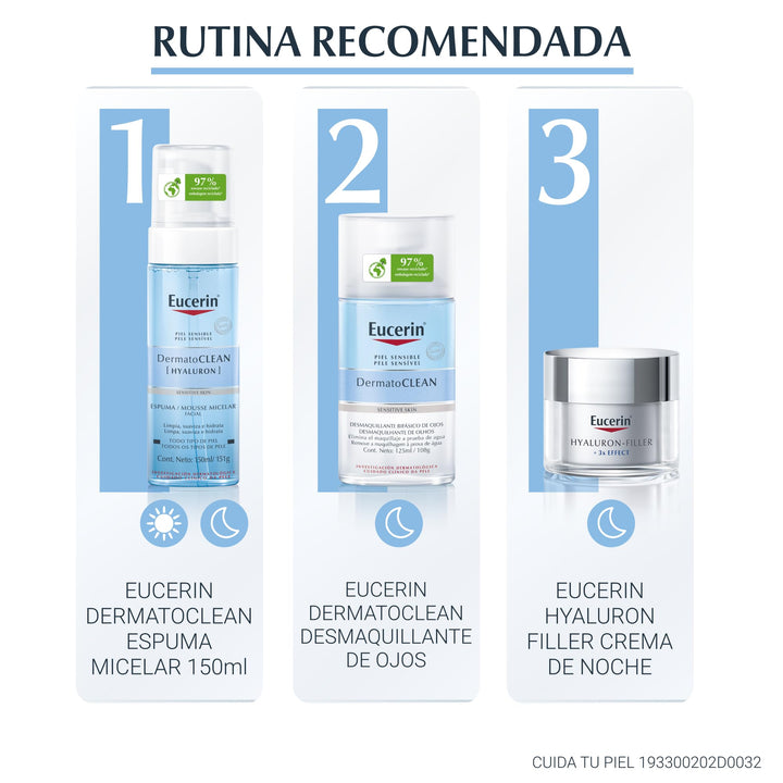 Eucerin Dermatoclean Facial Makeup Remover, 125 ml, Pack of 1