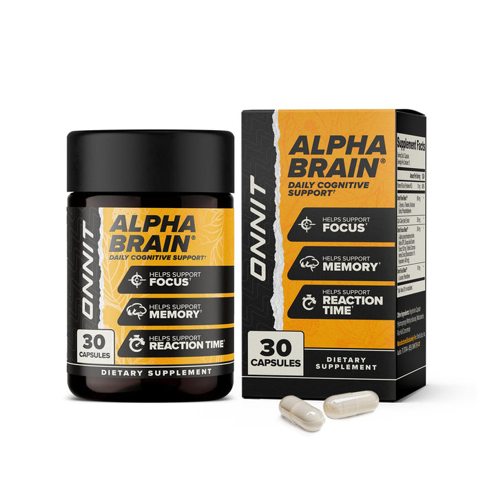 Onnit Alpha Nootropic Brain Booster Supplement, 30 Count