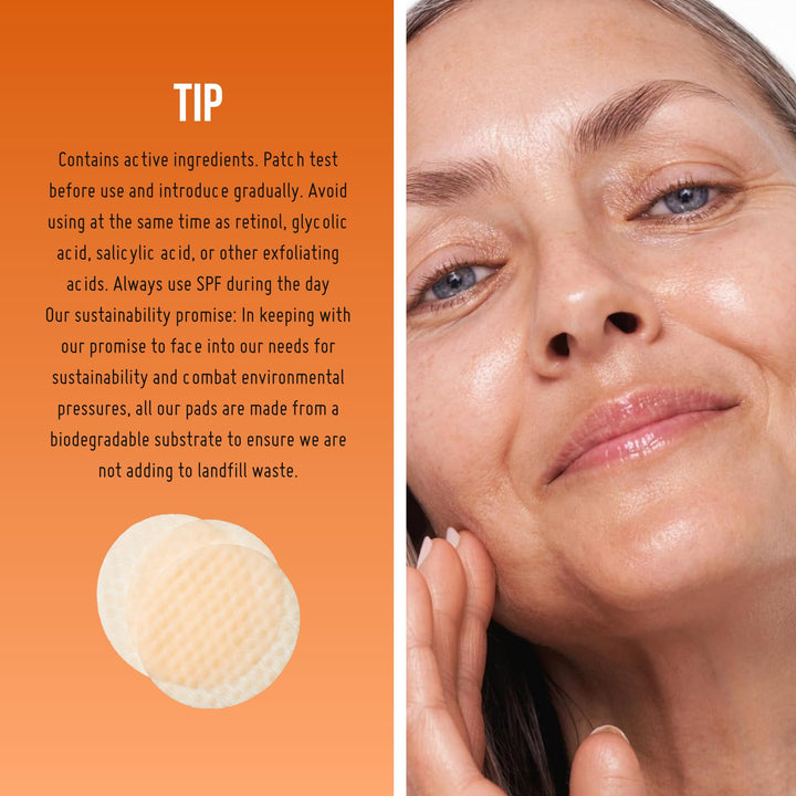 NIPFA Vitamin C Fix Brightening Pads, 60 Count, 2.7 oz