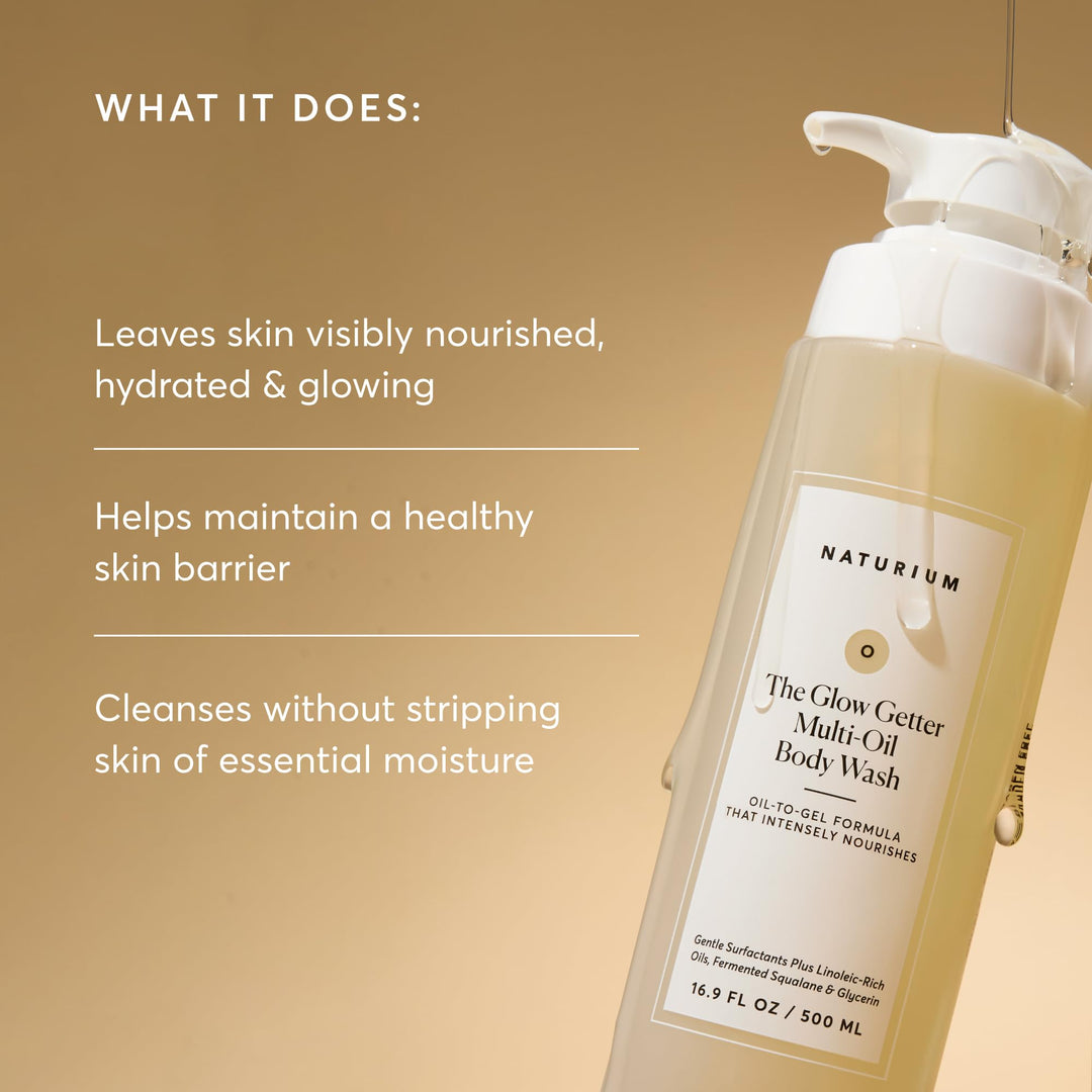 Naturium The Glow Getter Multi-Oil Body Wash, 16.9 fl oz