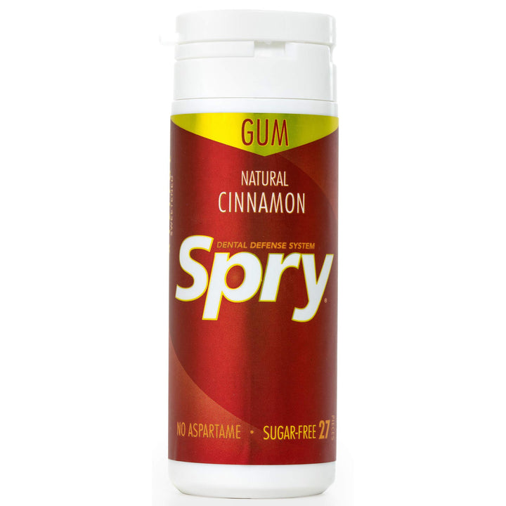 Xlear Spry Chewing Gum, Cinnamon, 30 Count