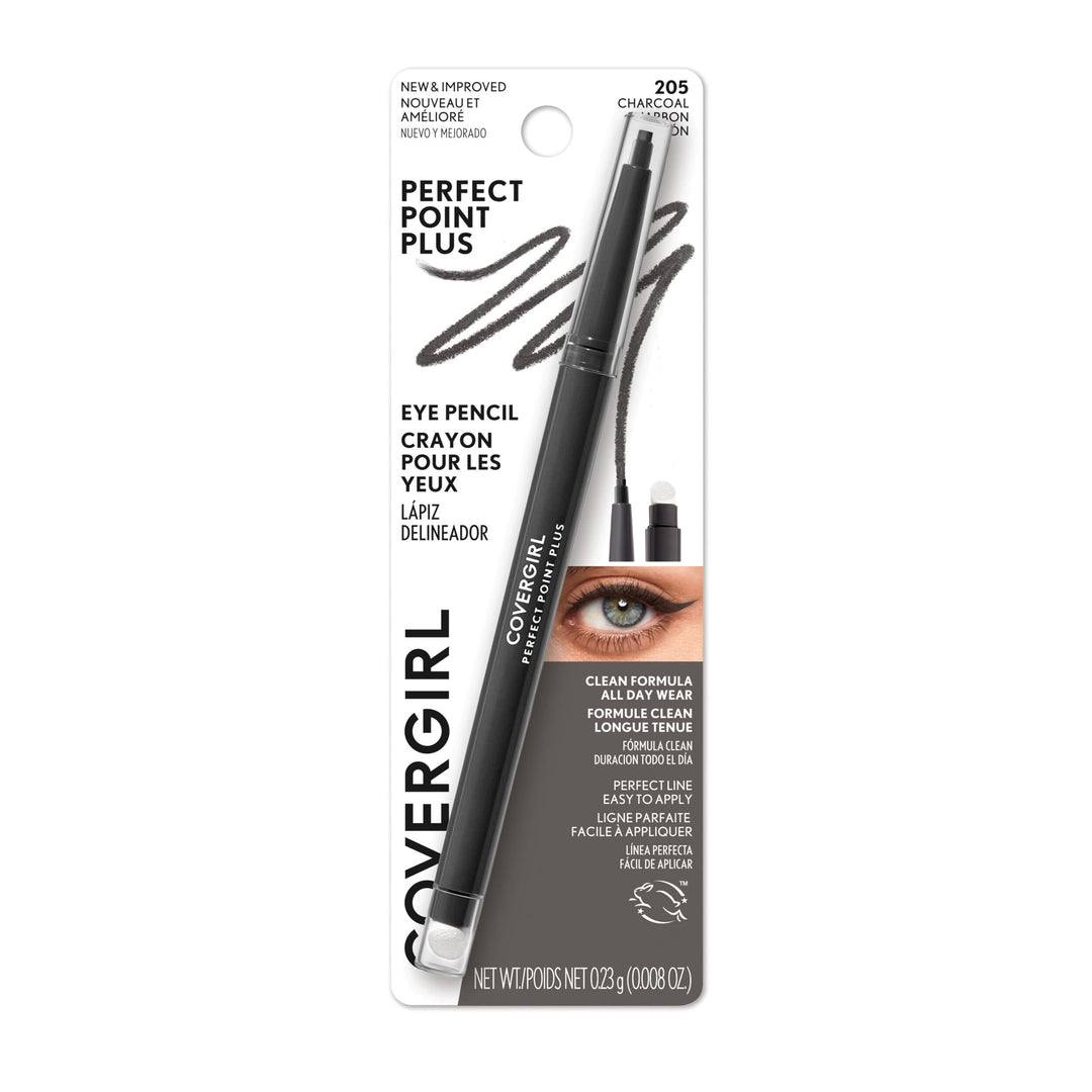 CoverGirl Perfect Point Plus Eyeliner, Charcoal, 0.08 oz