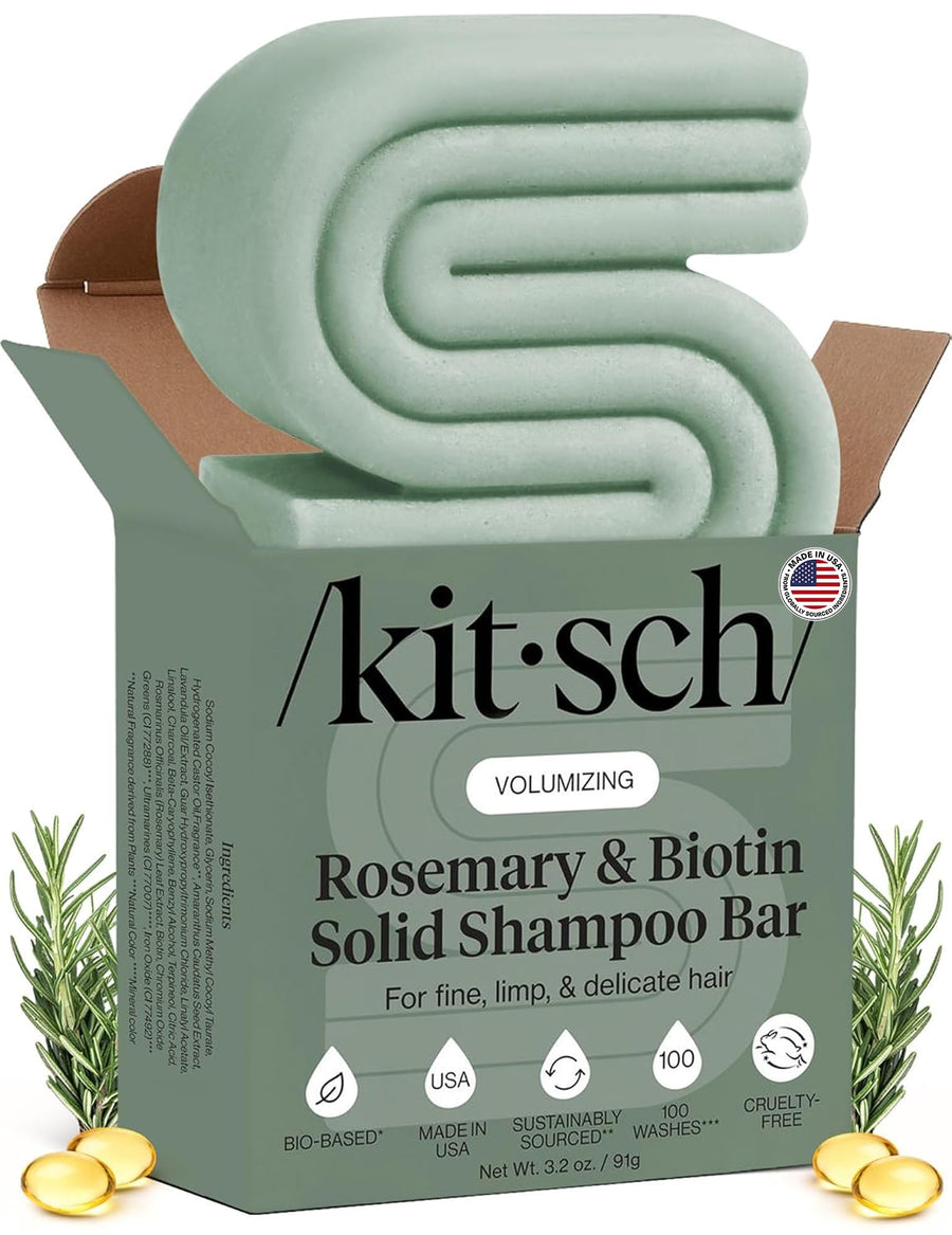 Kitsch Rosemary & Biotin Shampoo Bar, 3.2 oz