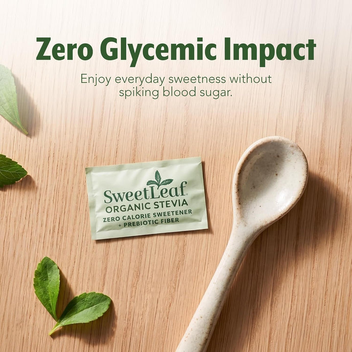 SweetLeaf Stevia Sweetener, Organic, 70 Count