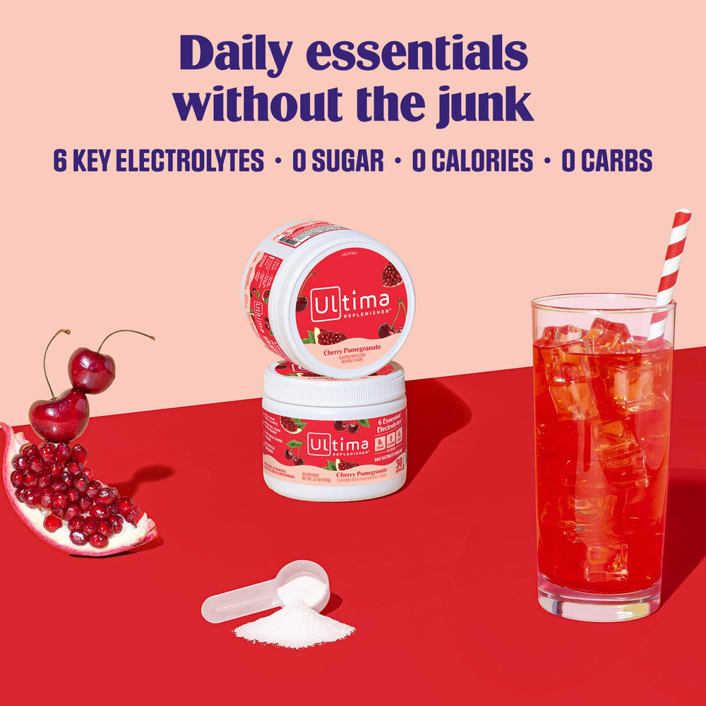 Ultima Replenisher Hydrating Electrolyte Powder, Cherry Pomegranate, 3.6 oz