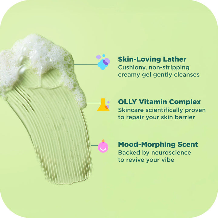 OLLY Revive Body Wash, Nerolidew, 17 oz