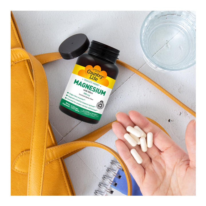 Country Life Target-Mins Magnesium Caps, 300 mg, 120 Count