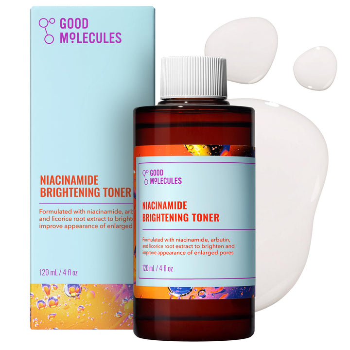 Good Molecules Niacinamide Brightening Toner with Arbutin, 4 fl oz