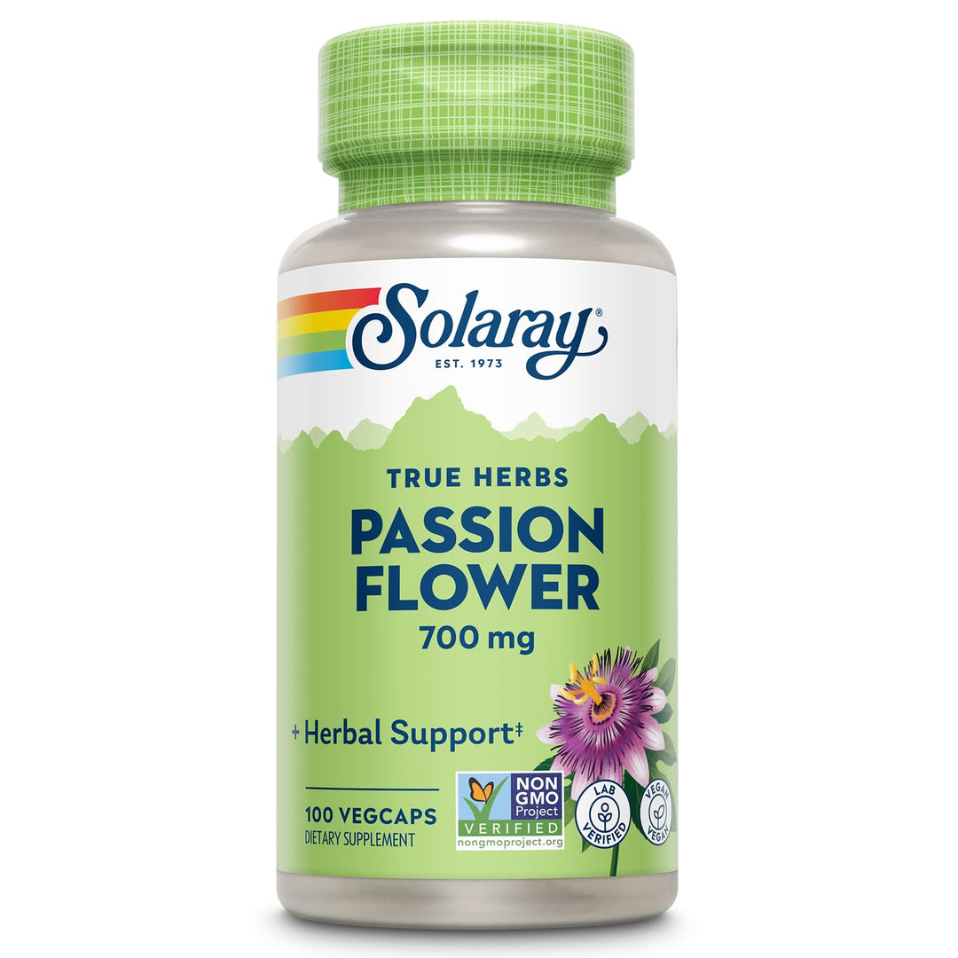 SOLARAY Passion Flower 350mg, 100 Count