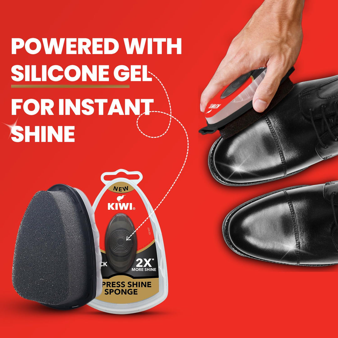 Kiwi Express Shine Sponge, Black
