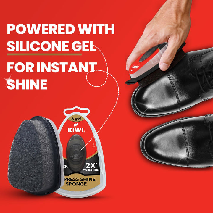 Kiwi Express Shine Sponge, Black