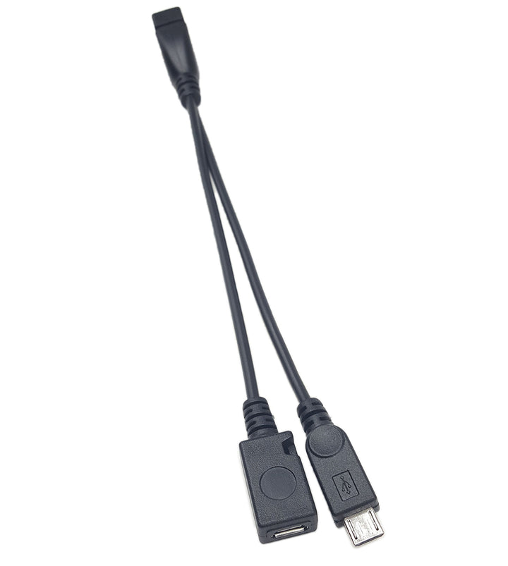 SinLoon USB 2.0 Y Splitter Cable, Micro USB OTG Host, USB A Female to Micro USB Male