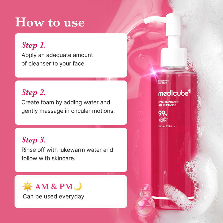 medicube PDRN Jelly to Foam Cleanser, 200 ml