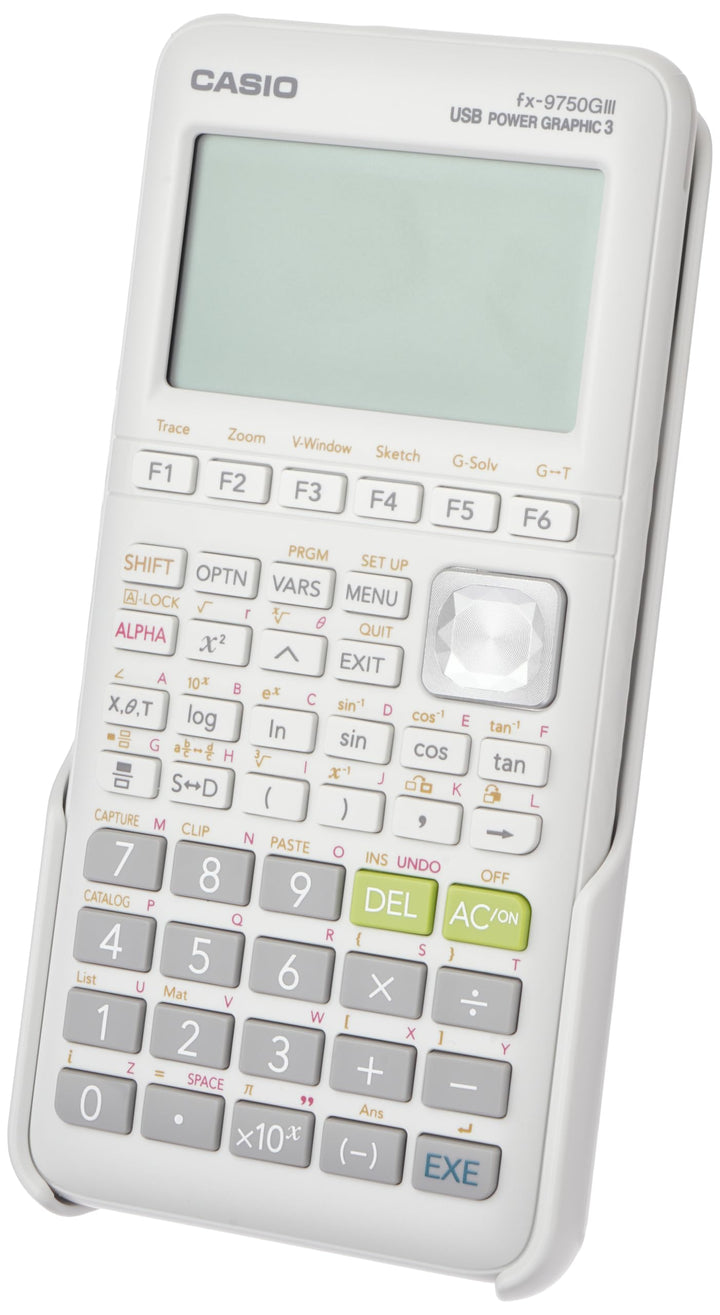 Casio Fx-9750GIII Graphing Calculator, White