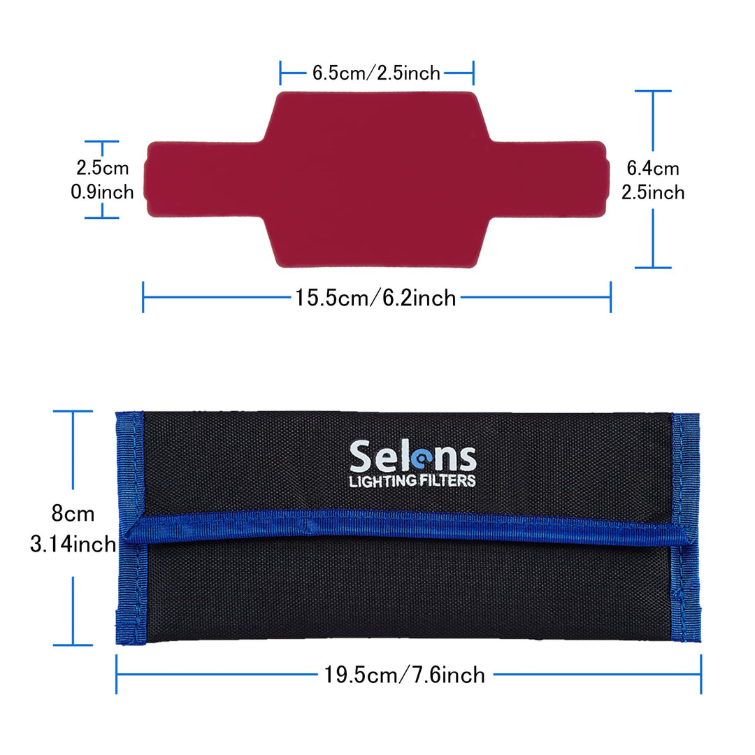 Selens Universal Flash Gels Lighting Filter, 20 Count