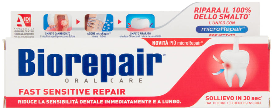 Vittleitaly Biorepair Fast Sensitive Repair Toothpaste, 2.5 fl oz