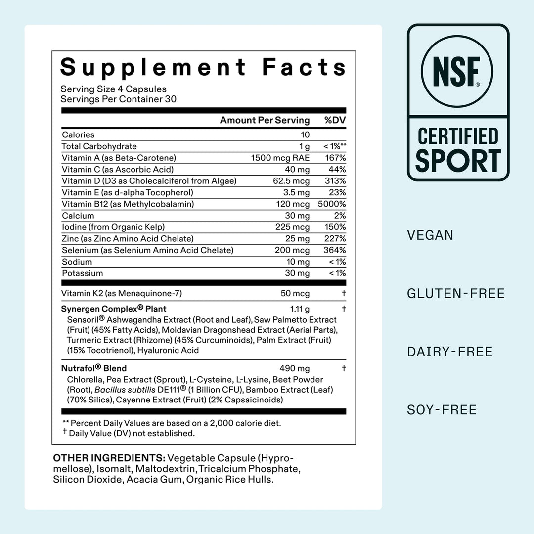 Nutrafol Women's Hair Growth Supplement, 120 Count